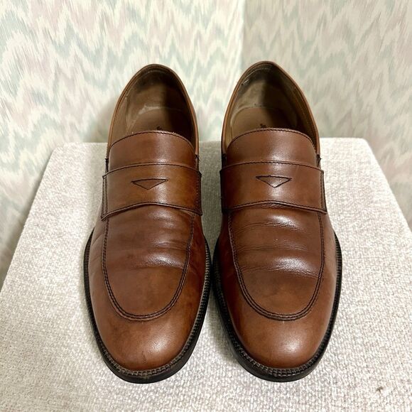 Johnston & Murphy Brown Leather Penny Loafers Mens Size 9 J&M Flex main image 8